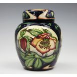 A Moorcroft limited edition ginger jar and cover,