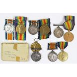Five World War I pairs, BWM and VM, comprising, 6588 Pte C. R. Naylor Midd'x R; 2600 Pte C. H. J.