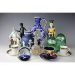A selection of collectable ceramics and glass to include;