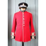 A Coldstream Guards tunic, 72 high, 43 chest according to label,