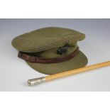 A World War II Victor & Co officers cap,