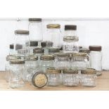 An assortment of vintage Kilner and other storage jars (Qty)