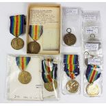 Ten World War I Victory Medals, comprising, Lieut F. W. Winstanley; 273 Dvr E. Lohnstein, H.A.C.