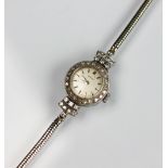 A ladies Vertex diamond set cocktail watch,