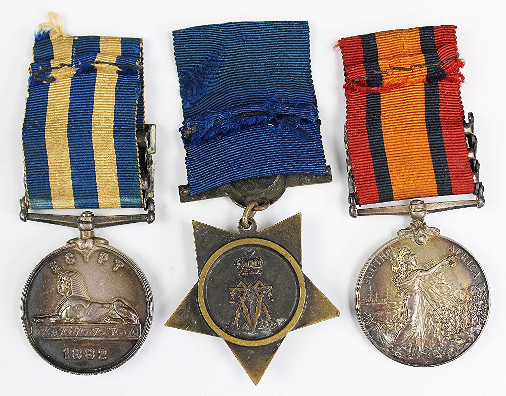 An 1882-89 Egypt Medal trio to 4226 Pte J. Ottoway R.A.M. - Image 2 of 5