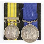 A East and West Africa Naval Medal pair to J. M. Tuck A.B. H.M.S.
