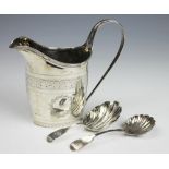 A George III Newcastle silver cream jug,