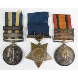 An 1882-89 Egypt Medal trio to 4226 Pte J. Ottoway R.A.M.