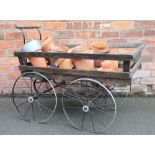 A novelty garden planter / trolley,