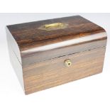 A 19th century Coromandel box, with internal tray,