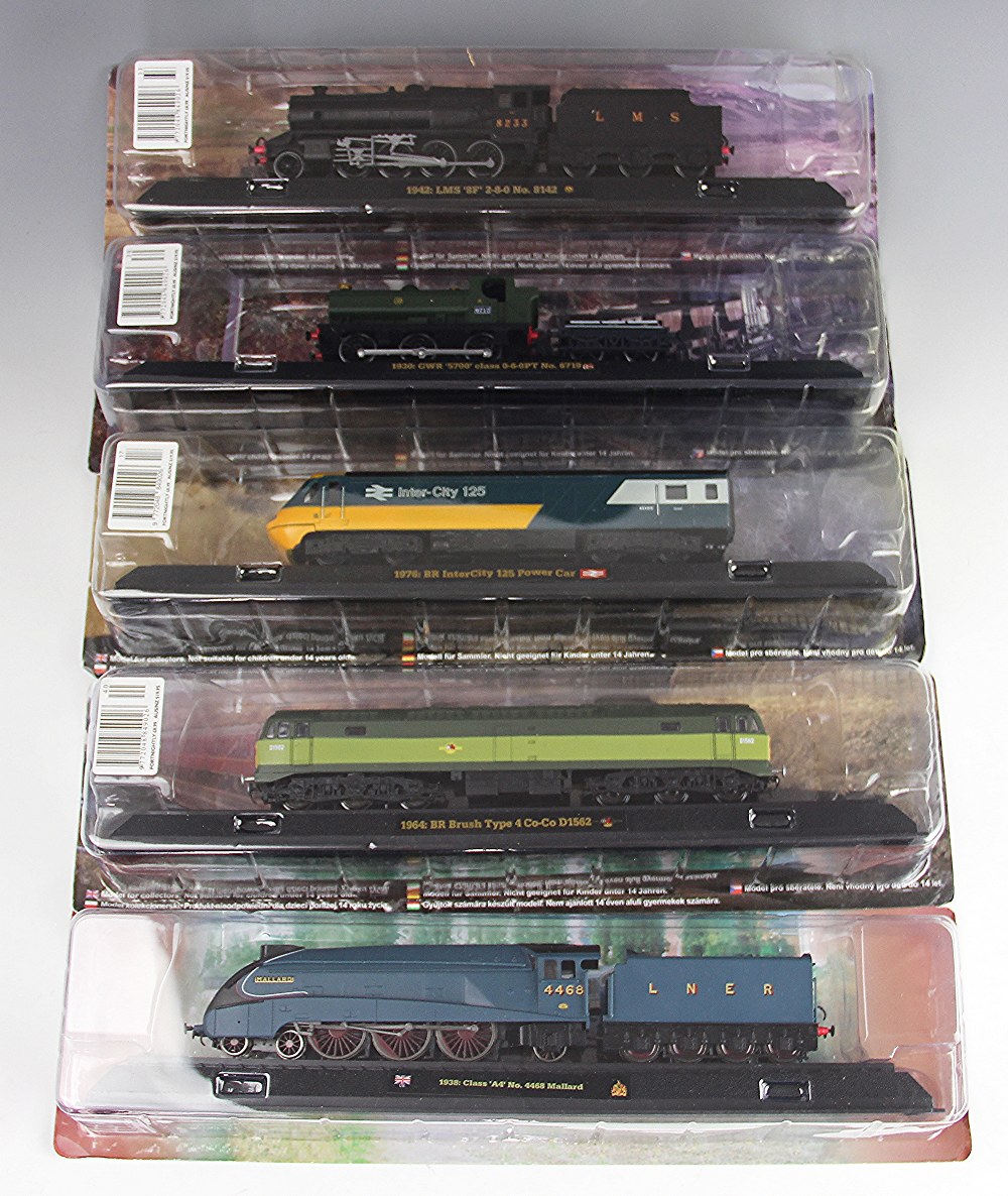 A collection of thirty-three Great Britain Locomotive Collection OO gauge model locomotives,