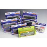 Nine Corgi limited edition Rail Legends 1:120 die-cast models,