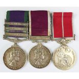 A General Service Medal group to 23673335 Gnr H. B.