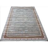 A Kashmir bamboo silk rug,