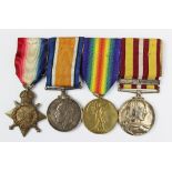 A World War One medal group of four to S-3465 Pte R.