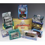 A collection of Corgi die-cast model vehicles, to include CC52405 Monkeemobile,