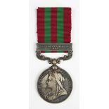 An India General Service Medal 1895-1902 to 22795 Serg'at J. H. Brown, Q. O.
