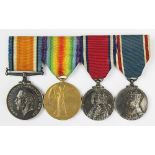 A World War One medal group of four to Major C. C.