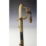 HOOD Vs RENOWN: An 1827 pattern Naval Officers sword,