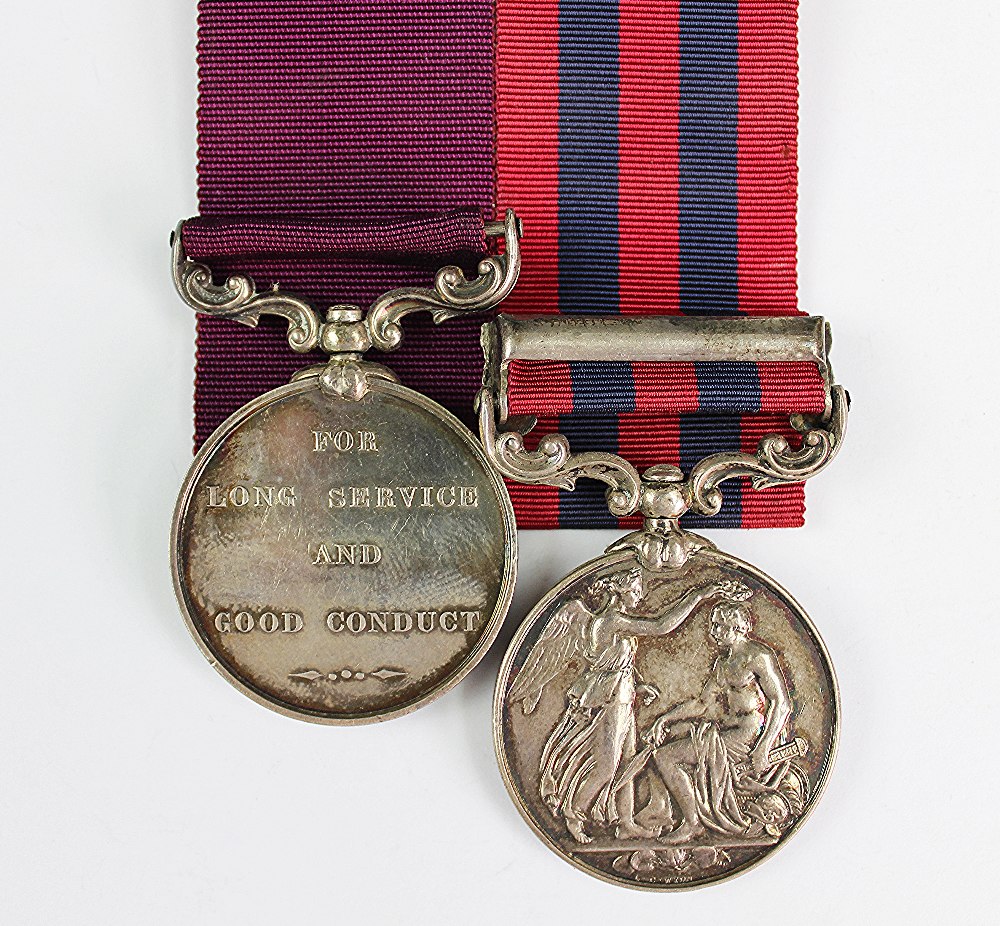 An India General Service Medal pair to 2121 Pte H. - Image 2 of 4