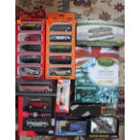 A large collection of die-cast and other model vehicles, to include Burago, Matchbox, Corgi, Maisto,