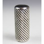 A Victorian silver cylindrical box and cover, Sampson Mordan & Co, London 1900,