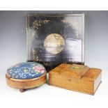 A Cantonese lacquered box,