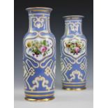 A pair of Paris porcelain vases,