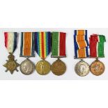 A World War One Mercantile Marine medal group of four to Lieut L. Morton R.N.
