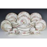 A Royal Doulton Canton pattern part dinner service, H.