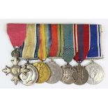 A World War One and Two civil MBE and Police medal group to S-17265 Pte D. Ritchie A & S.H.