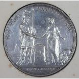 A George III silver medallion For True Patriotism,