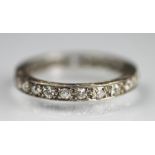A diamond set full eternity ring,
