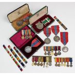 Five Imperial Service Medals, George V - QEII, to Ernest Bowman, Peter Bell Low,