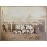 Whitchurch Interest: a late Victorian photograph of a Whitchurch football team,