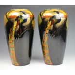 A pair of Thomas Forester & Sons Ltd Art Nouveau vases,