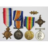 A World War One medal trio to 18970 Pte H.