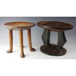 An African tribal stool, possibly South West Kenya Kipsigis,