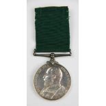A Volunteer Long Service Medal to 1970 Gnr E Hardingham I/ Norfolk R.G.A.