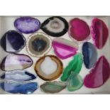 Mineralogy: A collection of sixty two semi precious stone and rock samples,