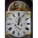 An early 19th century mahogany eight day longcase clock,