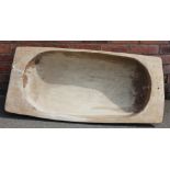 A large late 19th century sycamore dough bin,