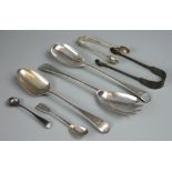 A pair of Old English pattern silver salad servers, Frank Cobb & Co Ltd, Sheffield 1922,