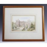 English School (19th century), Watercolour and pencil, Condover Hall Shropshire,