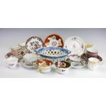 A selection of 18th century and later porcelains,