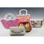 Three Lulu Guiness London handbags comprising;