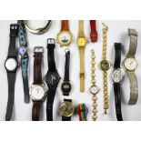 A collection of assorted wristwatches, to include; Cavalier, Sekonda, Zeon,