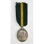 A Territorial Force Efficiency Medal to 68 Cpl J Wells 5/Norfolk Reg't (1)
