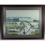 After Lawrence Stephen Lowry (1887-1976), Two reproduction prints,