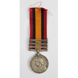 A Queen South Africa Medal to 892 Pte G Barrett Norfolk Reg't, with Johannesburg,
